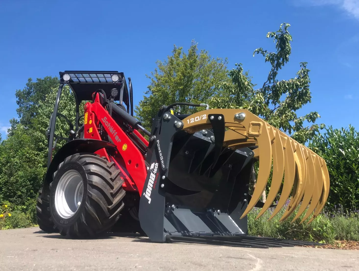 Krokodilgebiss Powergrip mit Euroaufnahme Powergrip - [ 2400mm zweiteilig ]