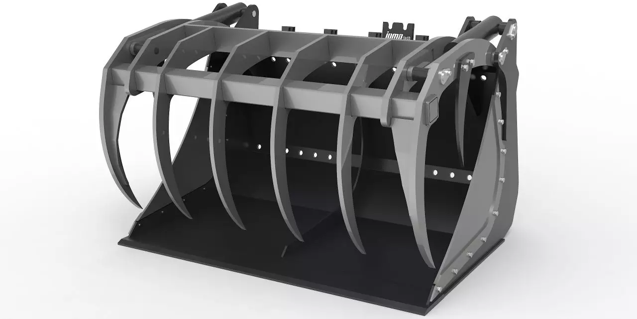 Greifschaufel Powergrip mit Euroaufnahme - [ 1200mm einteilig ]