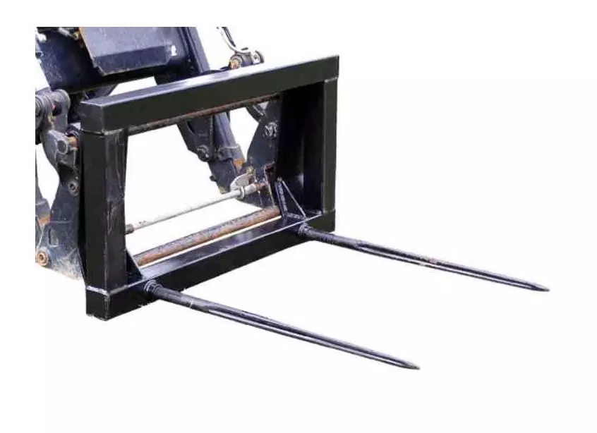 Ballengabel - Ballentransportgabel, Euro-Aufnahme mit 2 Zinken in 810 oder 1100mm - [ 810mm  ] 