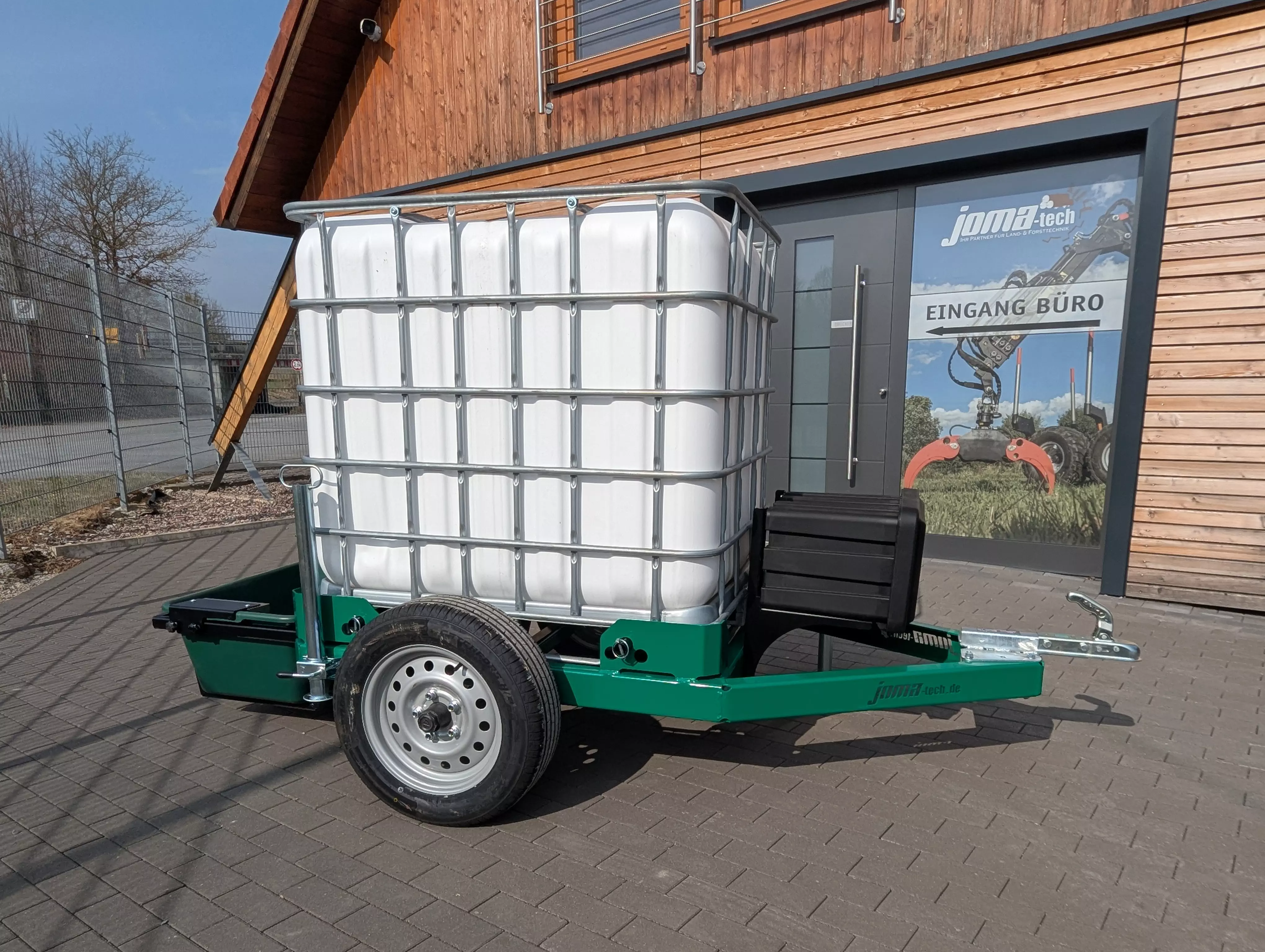 Anhänger für IBC Container 1000L mobile Weidetränke Hof, Stall & Weide
