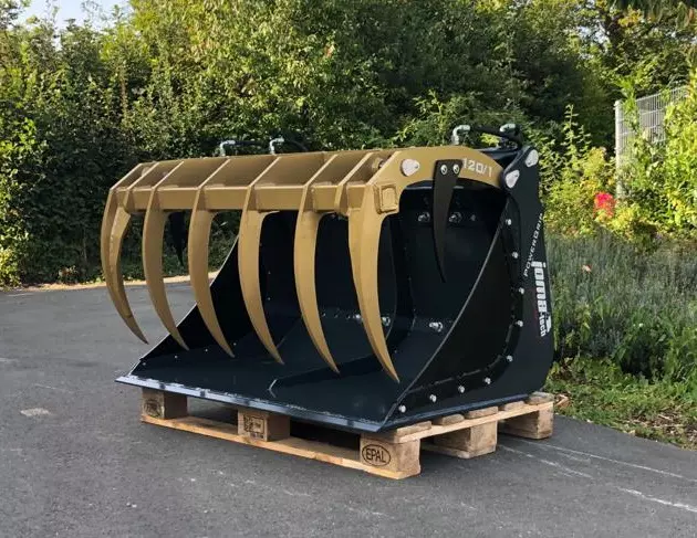 Greifschaufel Powergrip mit Euroaufnahme - [ 1500mm zweiteilig ]