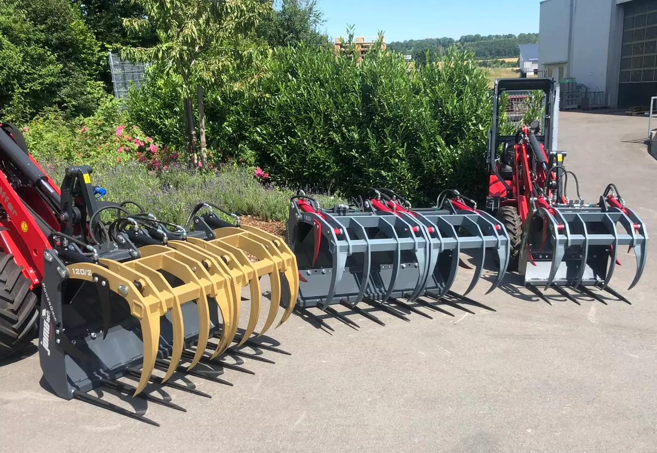 Krokodilgebiss Powergrip mit Euroaufnahme Powergrip - [ 2400mm zweiteilig ]