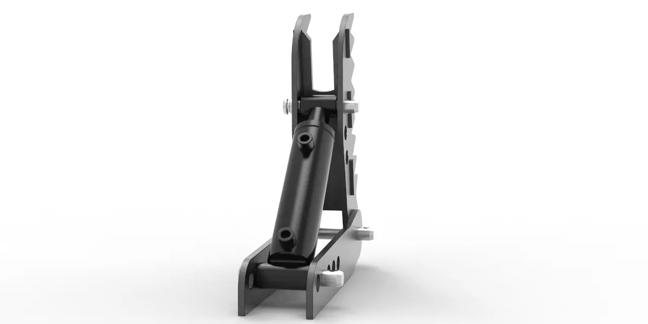Baggerdaumen für Mini-Bagger 1-3 t hydraulisch verstellbar