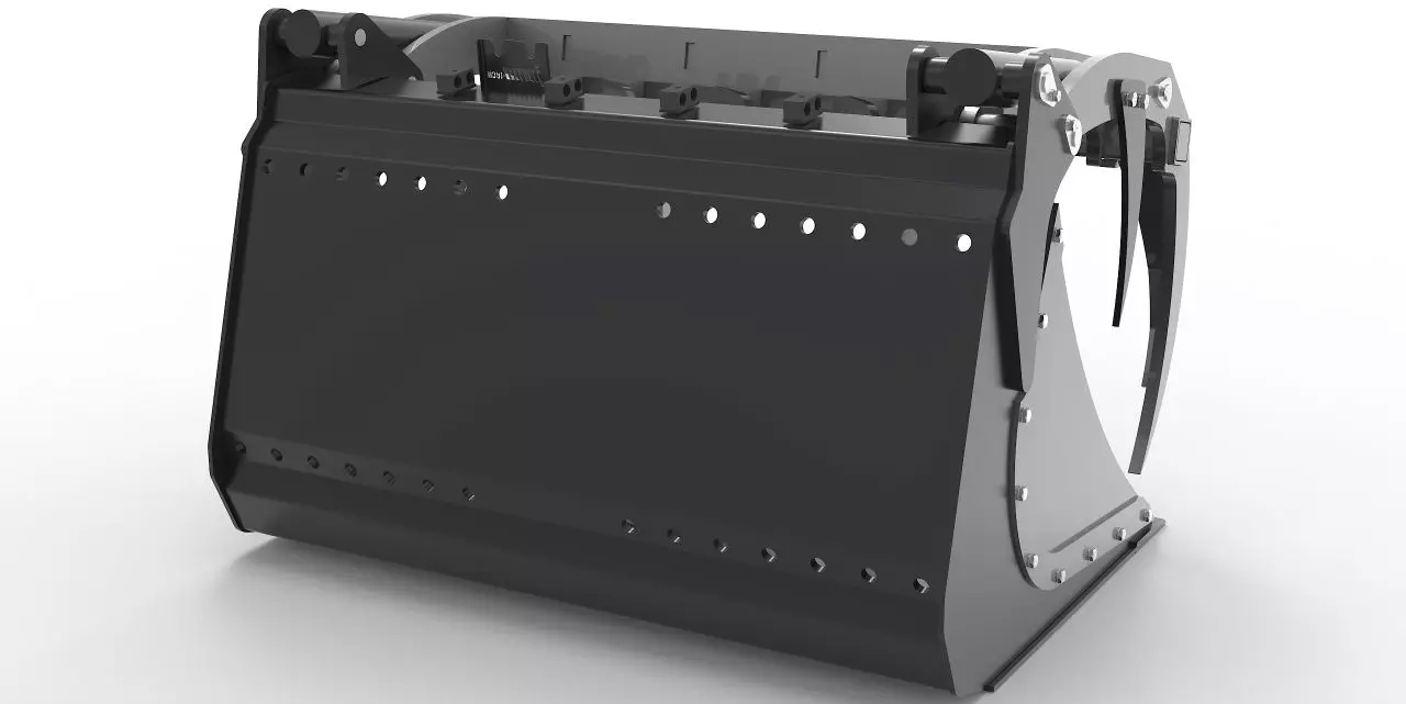Greifschaufel Powergrip mit Euroaufnahme - [ 1200mm einteilig ]