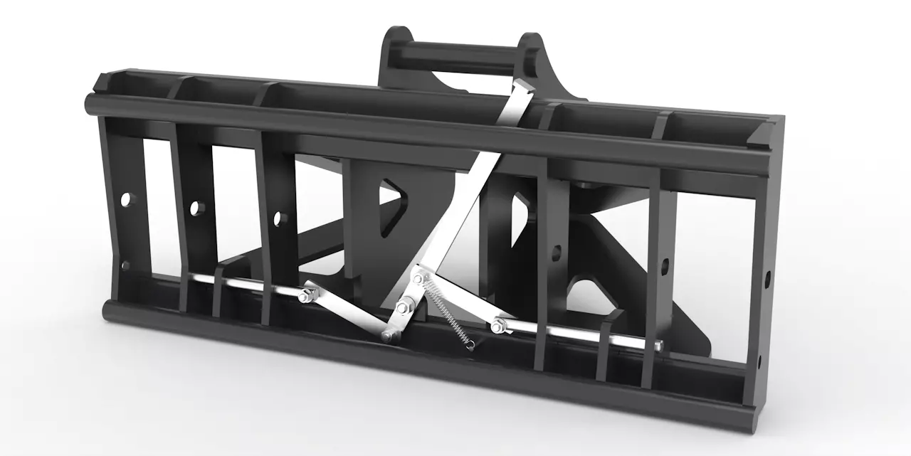 Adapter auf Euro-Aufnahme Adapter von Bagger auf Euroaufnahme, Euroadapter Martin M10 mechanische Verriegelung