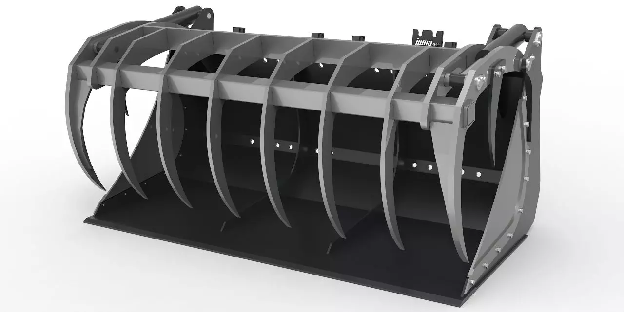 Greifschaufel Powergrip mit Euroaufnahme - [ 1600mm einteilig ]