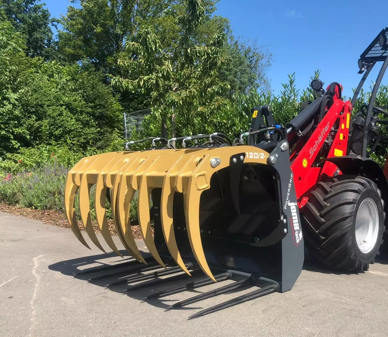 Krokodilgebiss Powergrip mit Euroaufnahme Powergrip - [ 2400mm zweiteilig ]